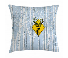 Attention Deer Pillow Cover