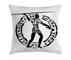 Man Lance Pillow Cover