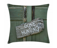 Old Cottage Door Pillow Cover