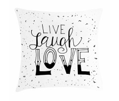 Words Hipster Pillow Cover