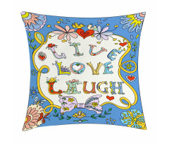 Floral Doodles Pillow Cover
