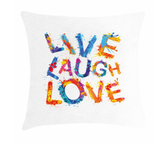 Joyful Words Pillow Cover