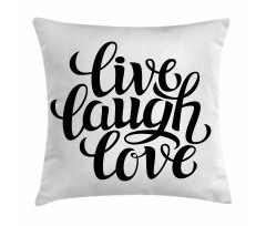 Words Pillow Cover