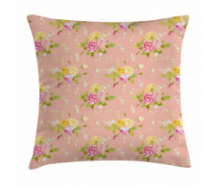 Bridal Roses Old Pillow Cover