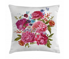 Gentle Summer Flora Pillow Cover