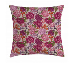 Wild Flora Vintage Pillow Cover