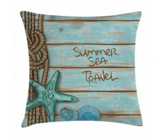 Summer Travel Pillow Cover