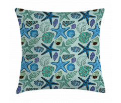 Tropical Shells Pillow Cover