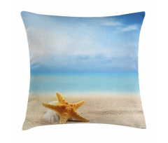 Scallop Sea Star Pillow Cover