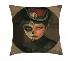 Antique Portrait Pillow Cover