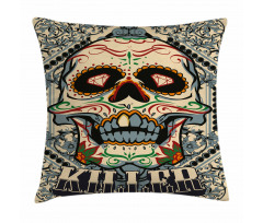 Gothic Killer Frame Pillow Cover