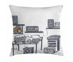 Music Devices Turntable Pillow Cover