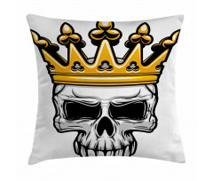 Skull Cranium with Coronet Pillow Cover