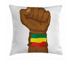 Ethiopian Flag Colors Pillow Cover