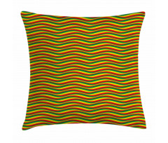 Ethiopian Wavy Stripes Pillow Cover