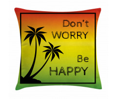 Positive Music Lettering Pillow Cover