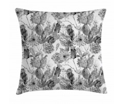 Boho Style Botanical Pillow Cover