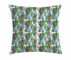 Hawaiian Summer Theme Pillow Cover