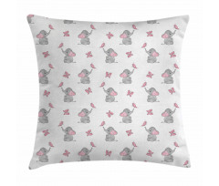 Baby Butterfly Pillow Cover