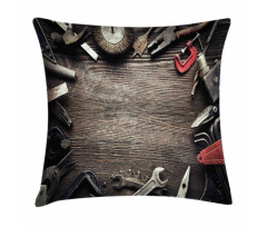 Grungy Tools Pillow Cover