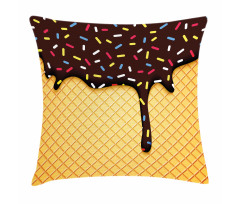 Choco Waffle Pillow Cover