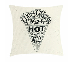 Cool Ice Cream Pillow Cover