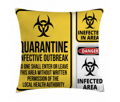 Danger Quarantine Pillow Cover