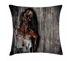 Angry Dead Woman Pillow Cover