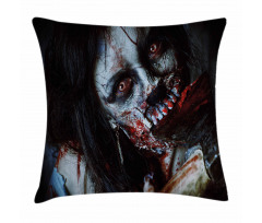 Bloody Woman Theme Pillow Cover