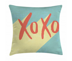 Pop Art Style Retro Vibrant Pillow Cover