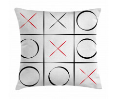 Simplistic Game Pattern Pillow Cover