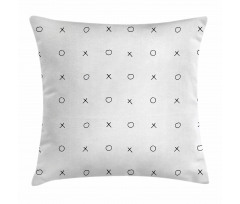 Geometric Monochrome Game Pillow Cover