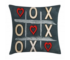Vintage Style Chalk Written Pillow Cover