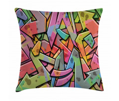 Abstract Grunge Arrows Pillow Cover