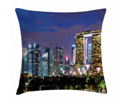 Singapore City Pillow Cover