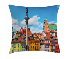 Scenic Old Warsaw Pillow Cover