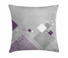 Colorful Squares Dots Pillow Cover