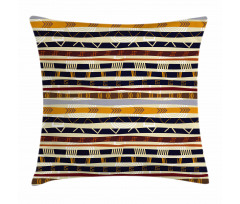 Trippy Geometric Figures Pillow Cover