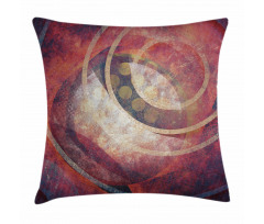 Grunge Circles Pillow Cover