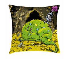 Creature Sleeping Pillow Cover