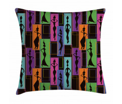 Vases on Heads Pillow Cover