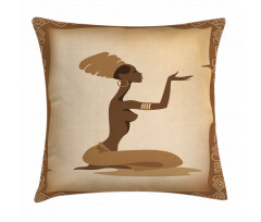 Lady Hand Gesture Pillow Cover