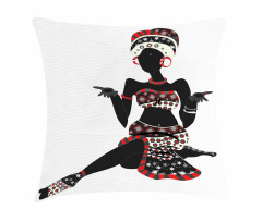 Dress Lady Pillow Cover