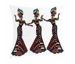 Native Costumes Pillow Cover