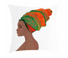 Young Afro Beauty Pillow Cover