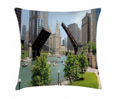 Downtown Chicago Pillow Cover