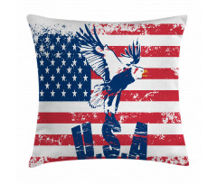 American Flag Pillow Cover