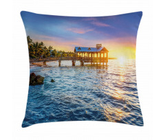 Florida Beach Pillow Cover