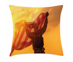 Victory Flag Pillow Cover