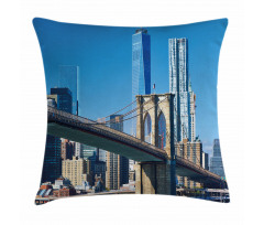 Manhattan Landmark Pillow Cover